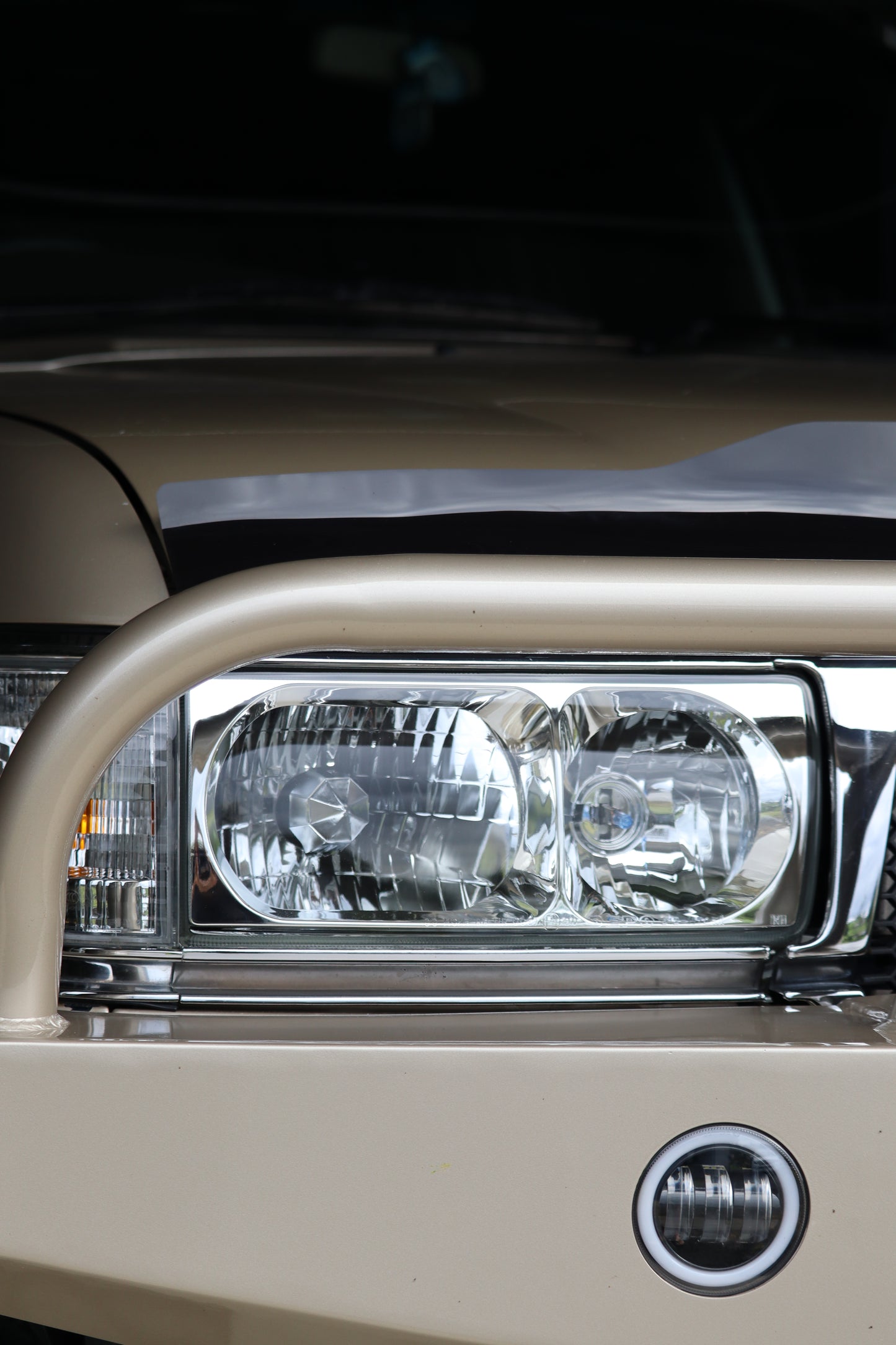 80 series clear lens Sahara headlights + corner lights